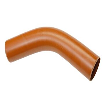 110mm Underground Drain 45 Degree Plain Long Radius Bend