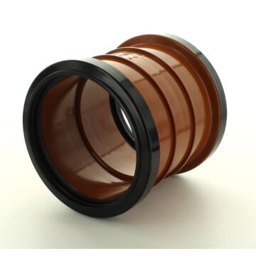 110mm Underground Drain Double Socket Coupler