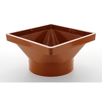 110mm Underground Drain Square Hopper