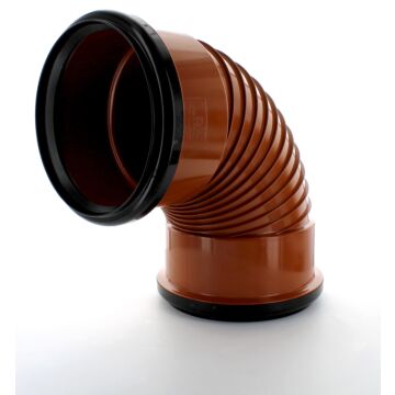 160mm Underground Drain 87 Degree Double Socket Bend