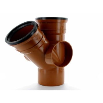 Double Socket Y Junction 135 Deg 