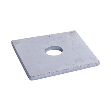 Square Plate Washers - Zinc