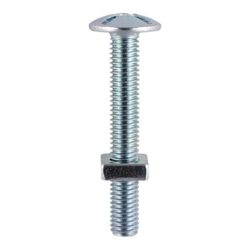 Roofing Bolts & Square Nuts - Zinc