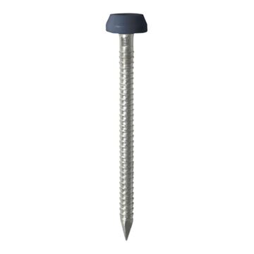 Polymer Headed Pins - A4 Stainless Steel - Anthracite Grey