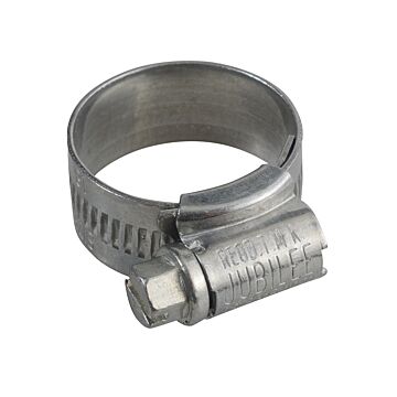 0X Zinc Protected Hose Clip 18 - 25mm (3/4 - 1in)