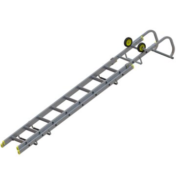 77101 Double Section Roof Ladder 3.21m
