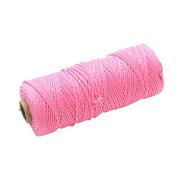 Hi-Vis Nylon Brick Line 100m (330ft) Pink