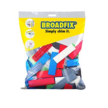 Broadfix Assorted 28mm Flat Packers 1-6mm Pack of 120 Pieces