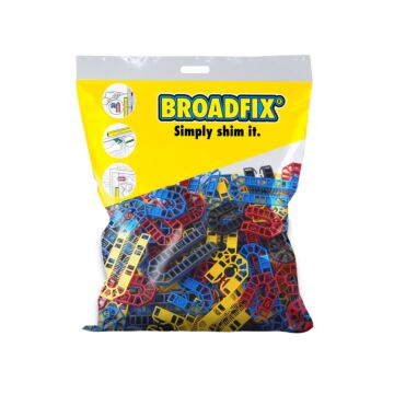 Broadfix Assorted Small & Standard U Shims Pack of 200 Piece