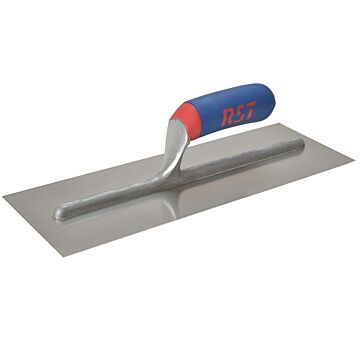 Plasterer's Finishing Trowel Stainless Steel Soft Touch Handle 13 x 5in