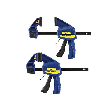 Quick-Change™ Medium-Duty Bar Clamp 150mm (6in) Twin Pack