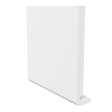 PVCu Magnum Square Leg Fascia Board 5 Metre White