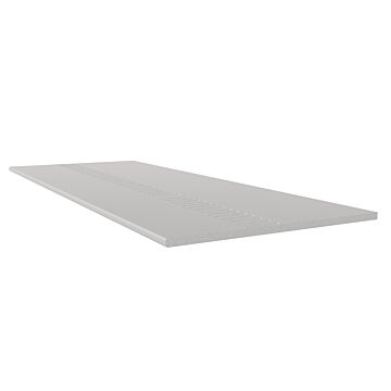 PVCu Vented Flat Board 5 Metre White