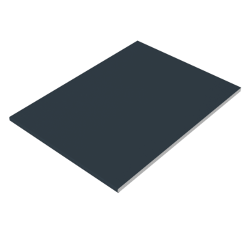 PVCu General Purpose Board 5 Metre Woodgrain Anthracite Grey