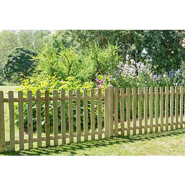 Pressure Treated Heavy Duty Pale Fence Panel 6ft x 3ft (1.8m x 0.9m) 