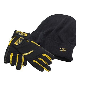 CLC ProTradesman Fingerless Gloves + Beanie Hat