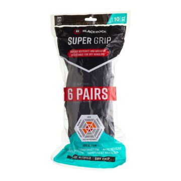 Blackrock Nitrile Super Grip Gloves Pack of 6