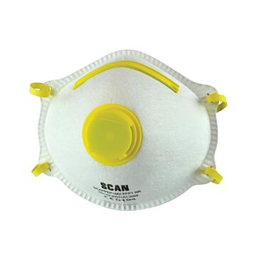 Moulded Disposable Mask Valved FFP1 Protection (Pack 3)